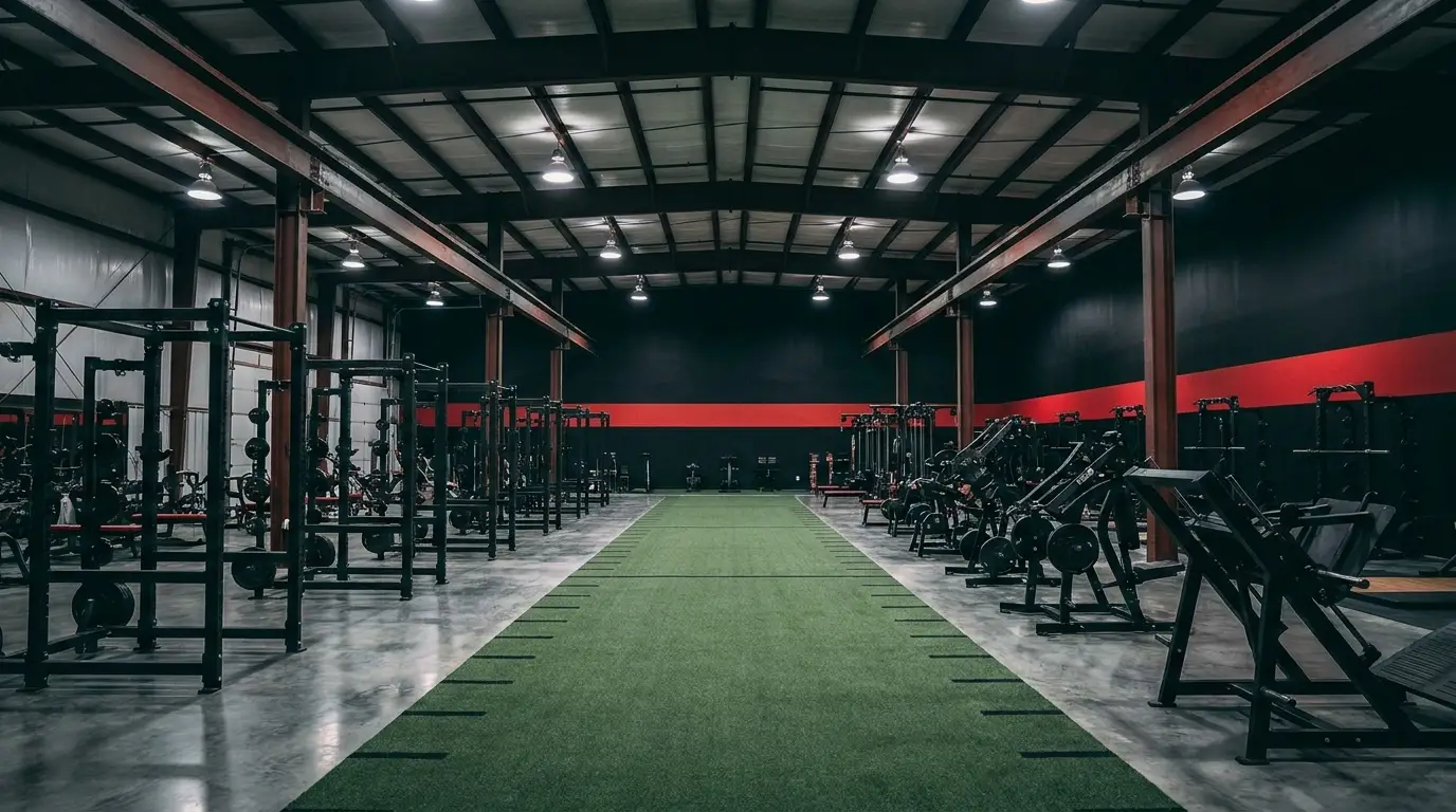 Inside the Force1 warehouse training floor